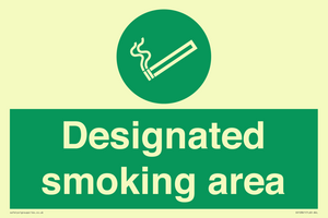 Designated smoking area